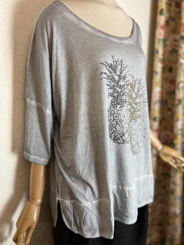 Women Ballin Shirt Grey Cotton 52 / 5XL / 60