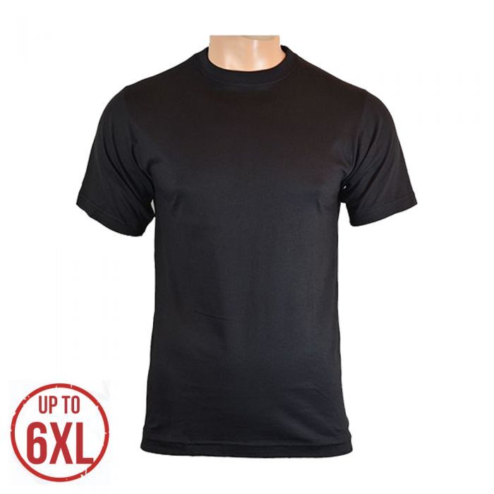 US Style BDU T-Shirt – Black 100% Cotton Army Larger Sizes Available – UP TO 6XL