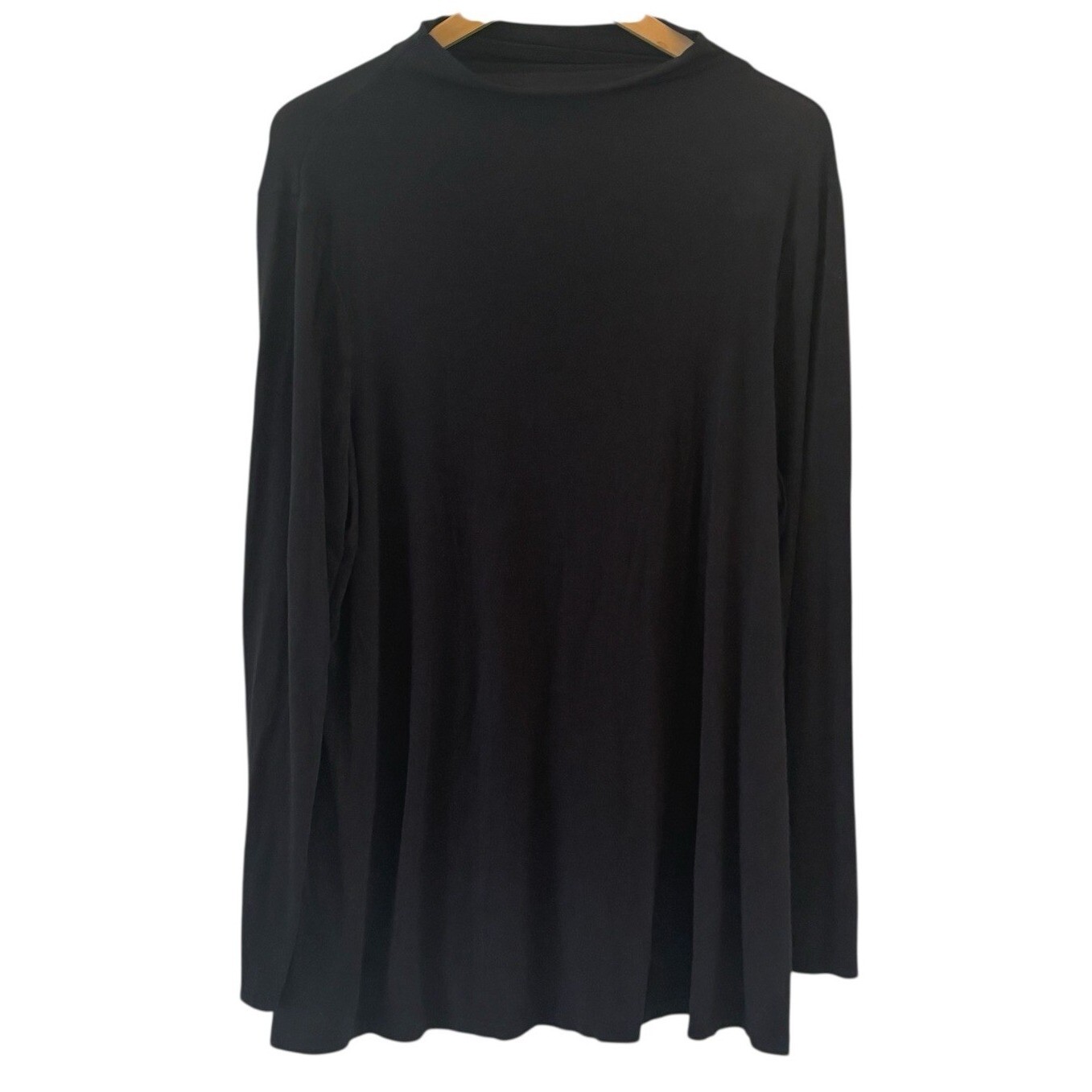 Daily Ritual Swing Top Womens Size XL Black Mock Neck Athleisure Travel Casual