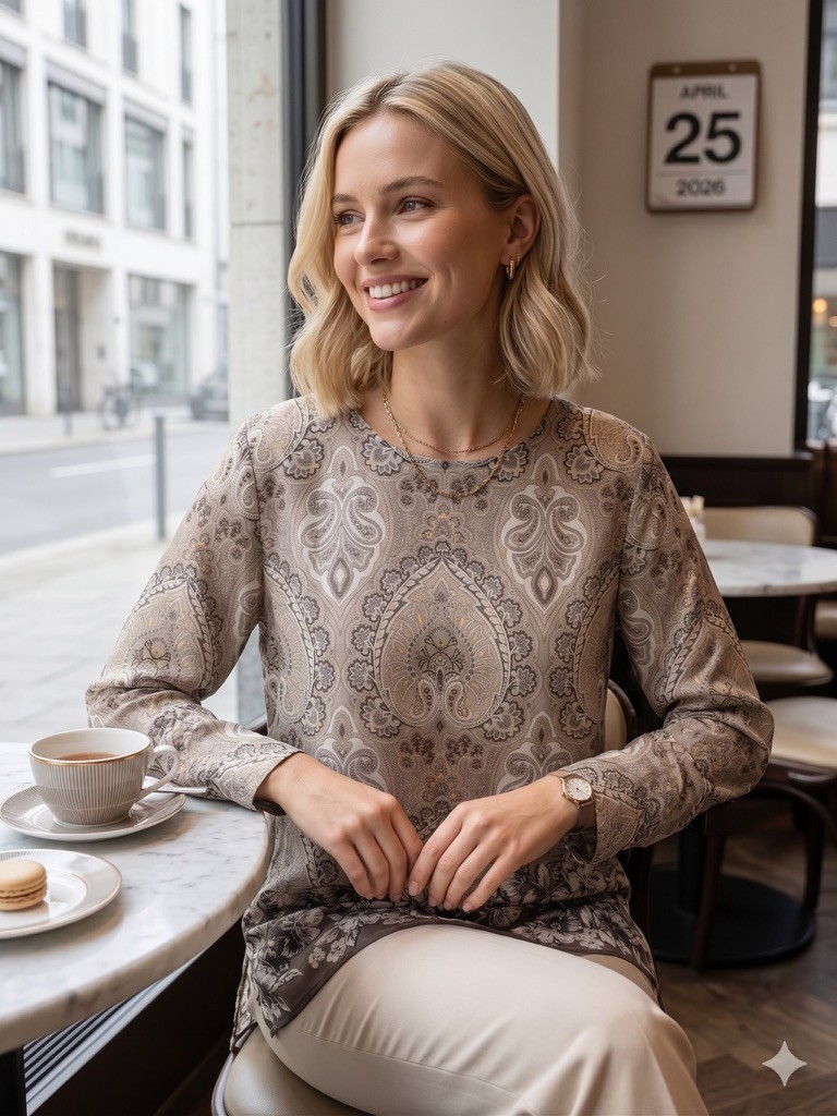 Henri Bendel New York silk blouse 100% silk size S (36) HTF