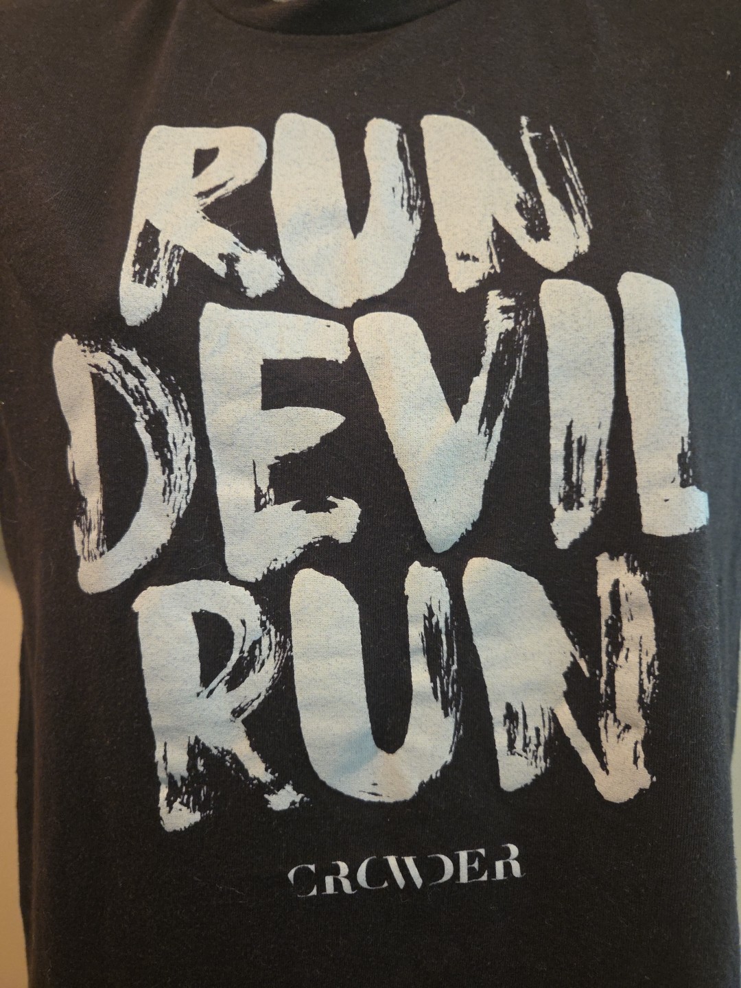 Size L T Shirt David Crowder Run Devil Run Tultex Pre Shrunk