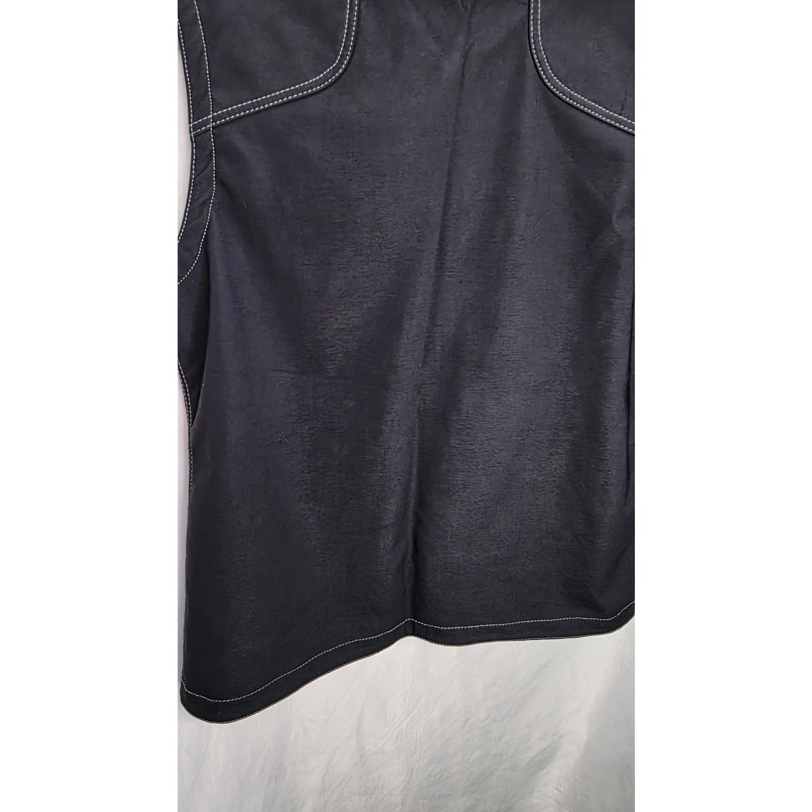Ariat Rebar Stretch Canvas Softshell Vest Women’s Black Full Zip Workwear Size L