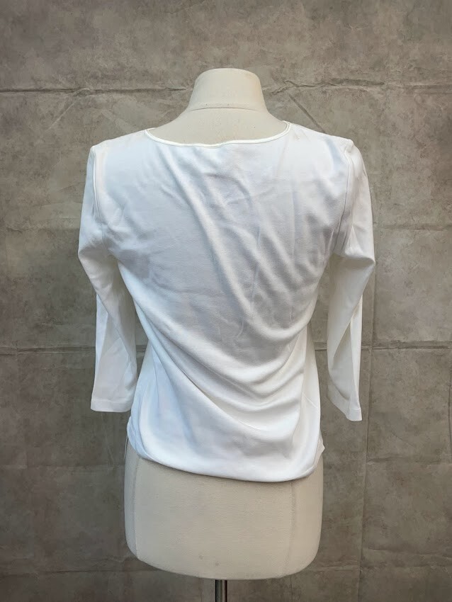 Emma James Oriental Gardens Women’s White Blouse Size S