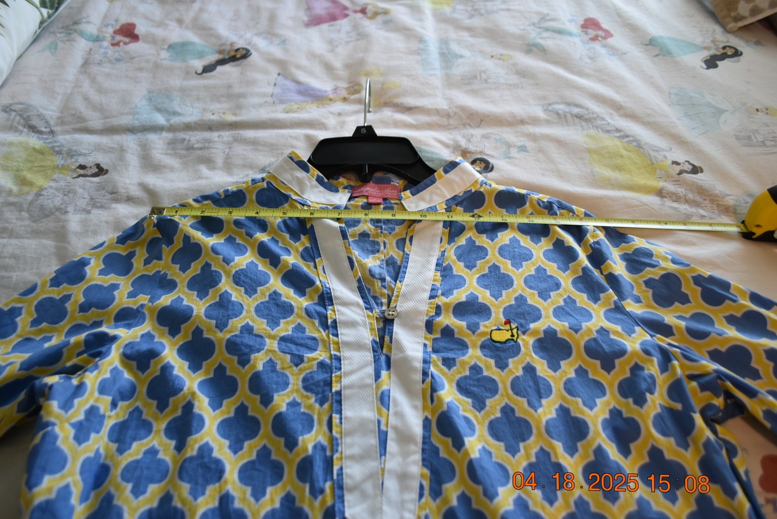 Magnolia Lane Collection Masters Pattern 3/4 sleeve Golf Tunic Shirt Med – EUC