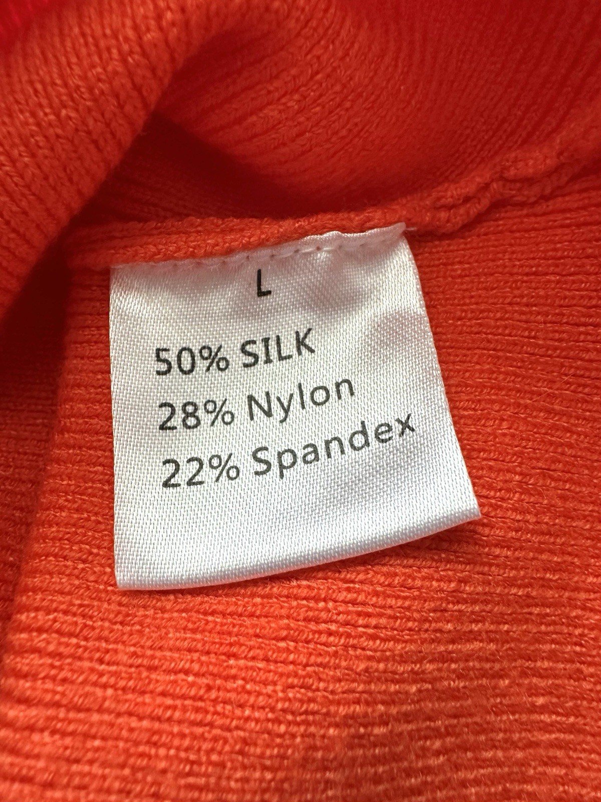 2Bella Boutique Silk Blend Coral Sweater Tank Top NWT Women’s Large Square Neck