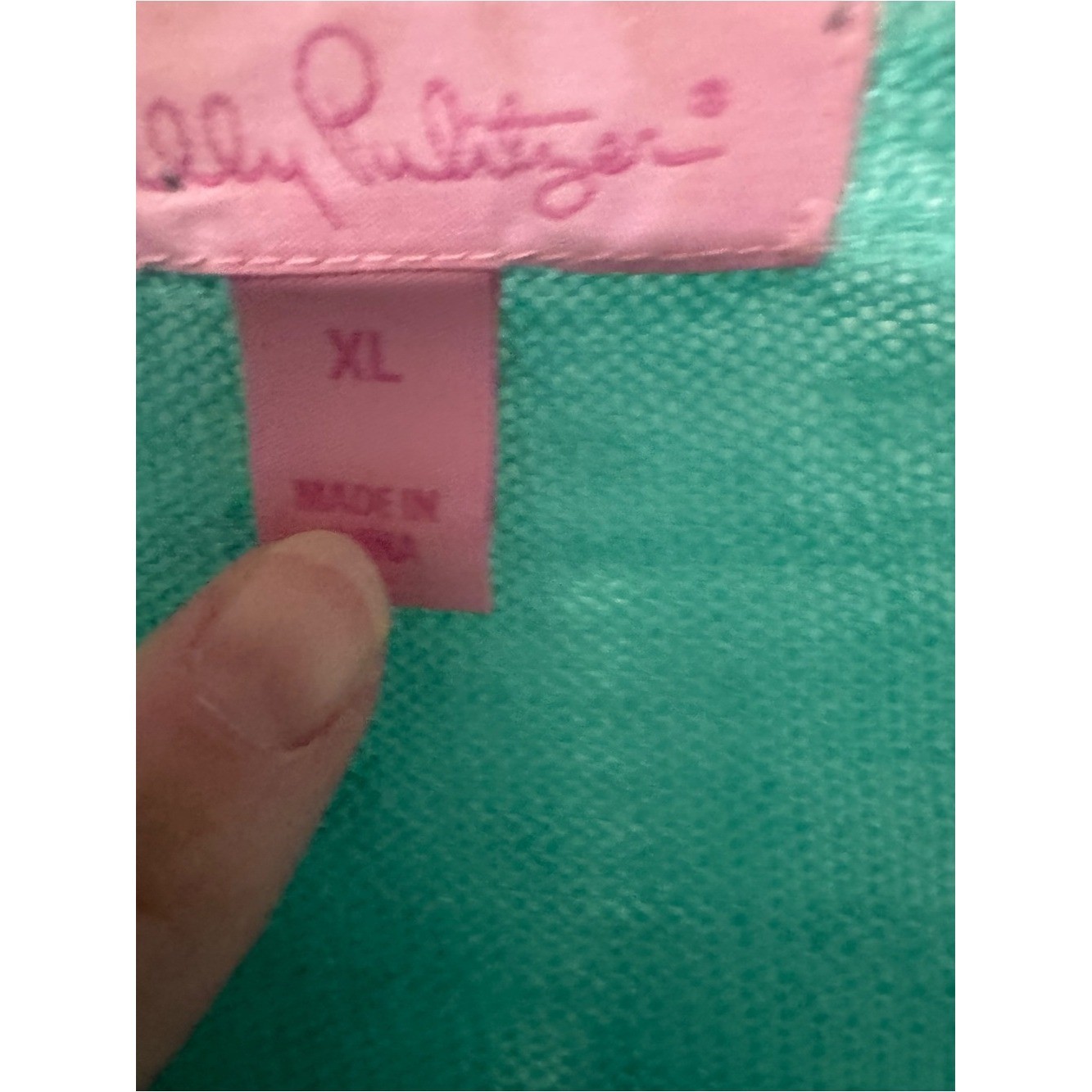 Lilly Pulitzer Alana Boatneck Linen Sweater Sea Green Size XL