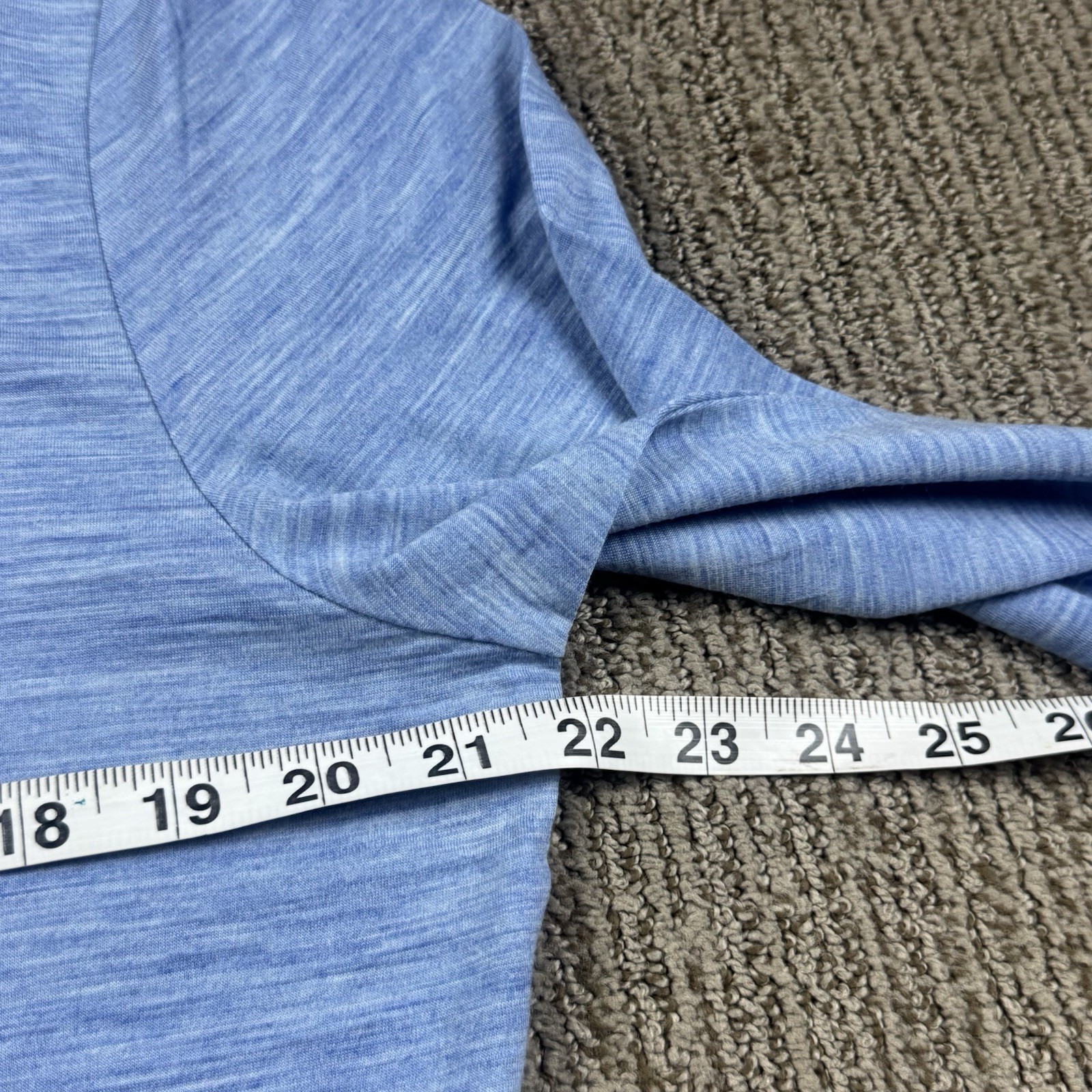 Segments Women XL 100% Merino Wool Baselayer Shirt Long Sleeve Blue