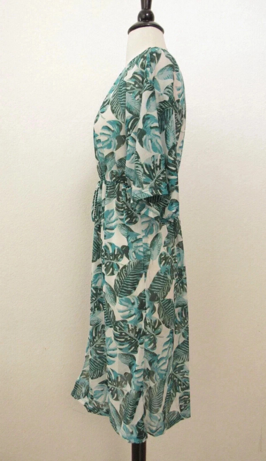 New Anthro Top Size Small Kimono Tropical Vacation Retro Boho Europe Bow Brunch