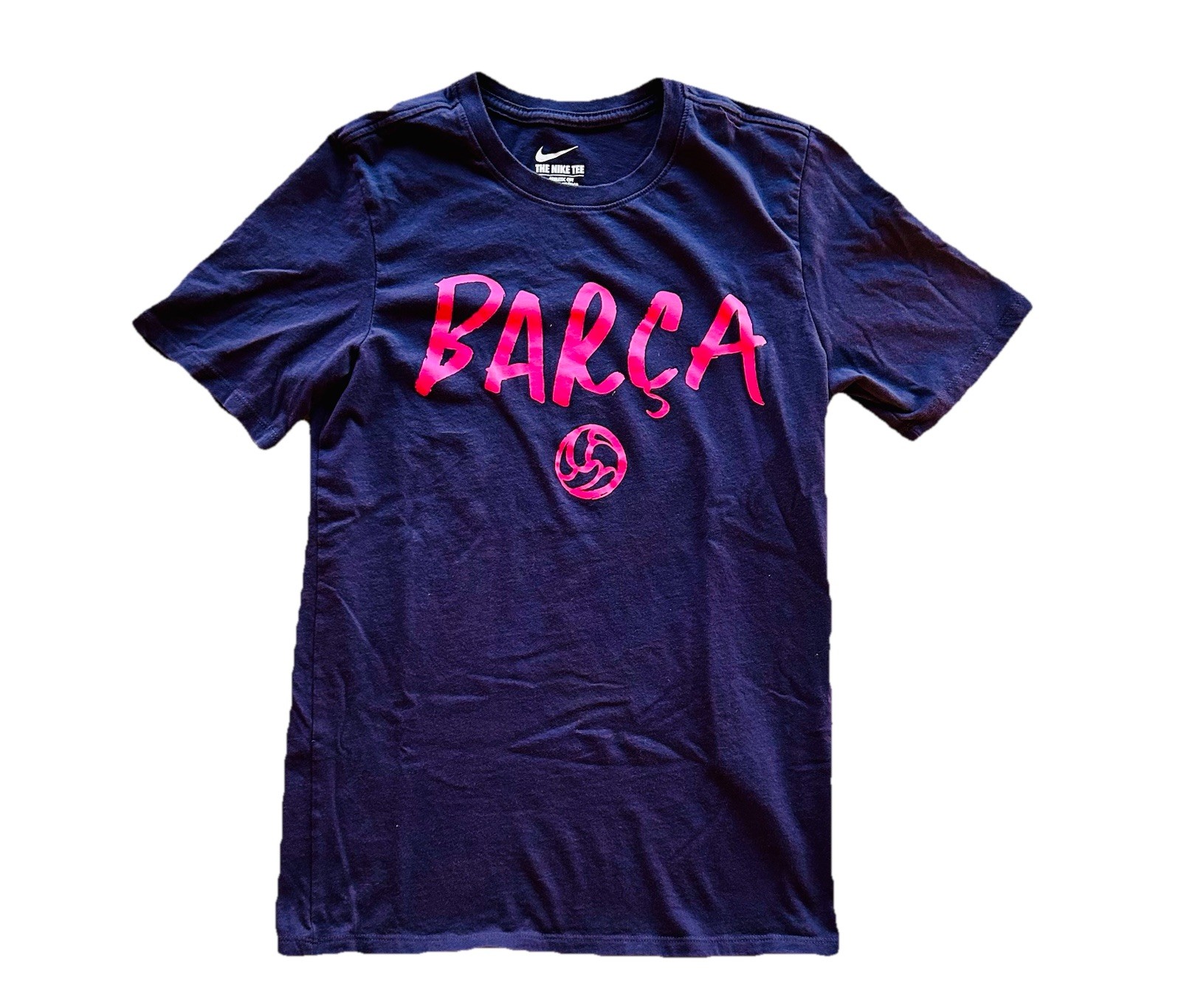 Nike FC Barcelona Barca Soccer Women’s T Shirt FCB Size Small Athletic Fit