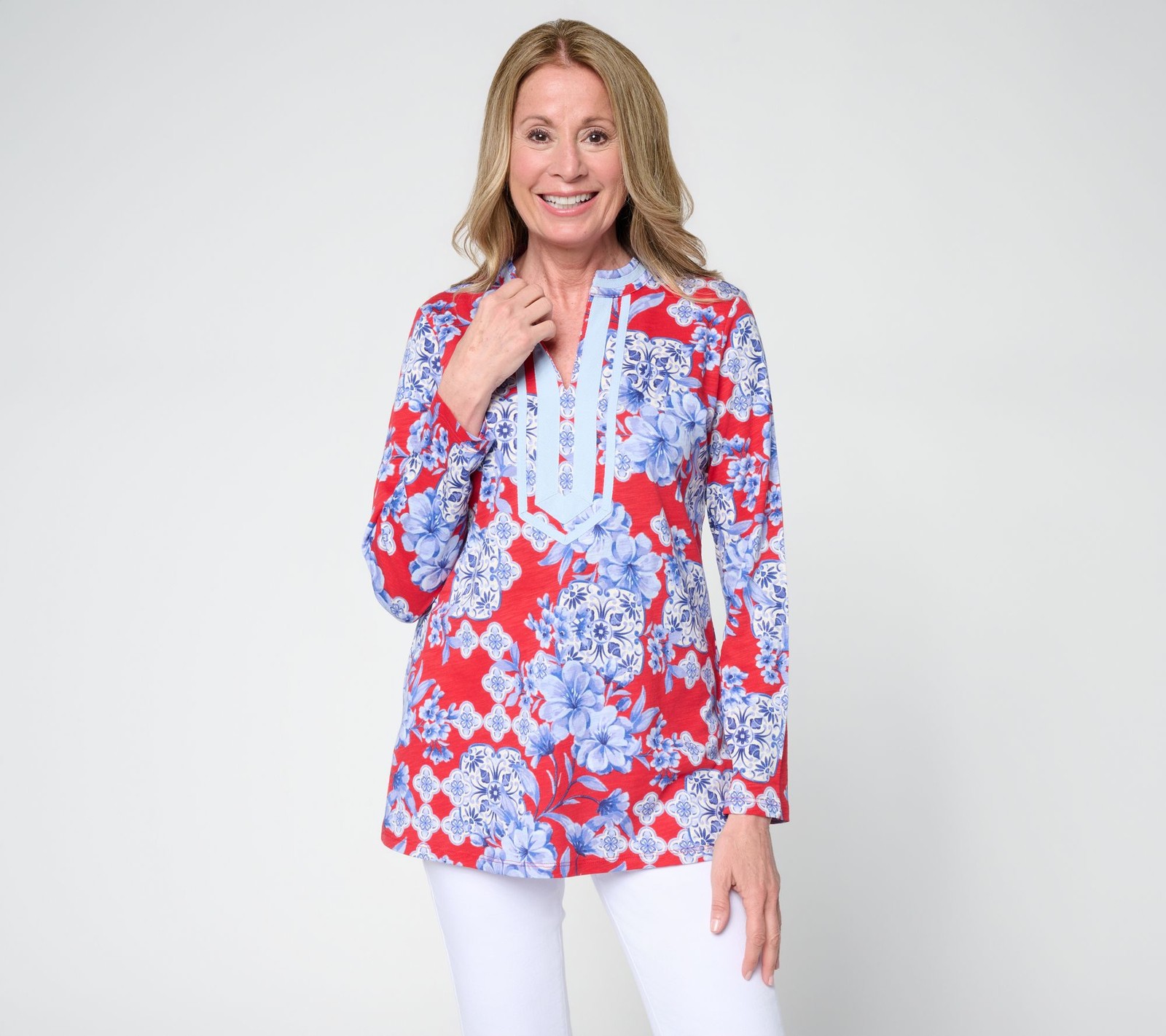 Belle by Kim Gravel Bellisima by Kim Gravel Regular Ginger Jar Ribbon Trim Top R