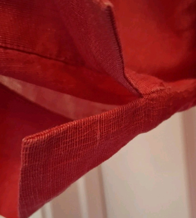 Chico’s Linen Silk Blend Button Front Shirt M Sheer Breathable Resort Hot Pink