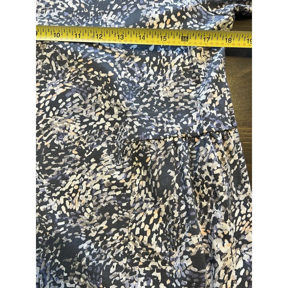 Pure J. Jill 3/4 Sleeve Top Women’s Small Crew Neck Cotton Modal Rayon Abstract