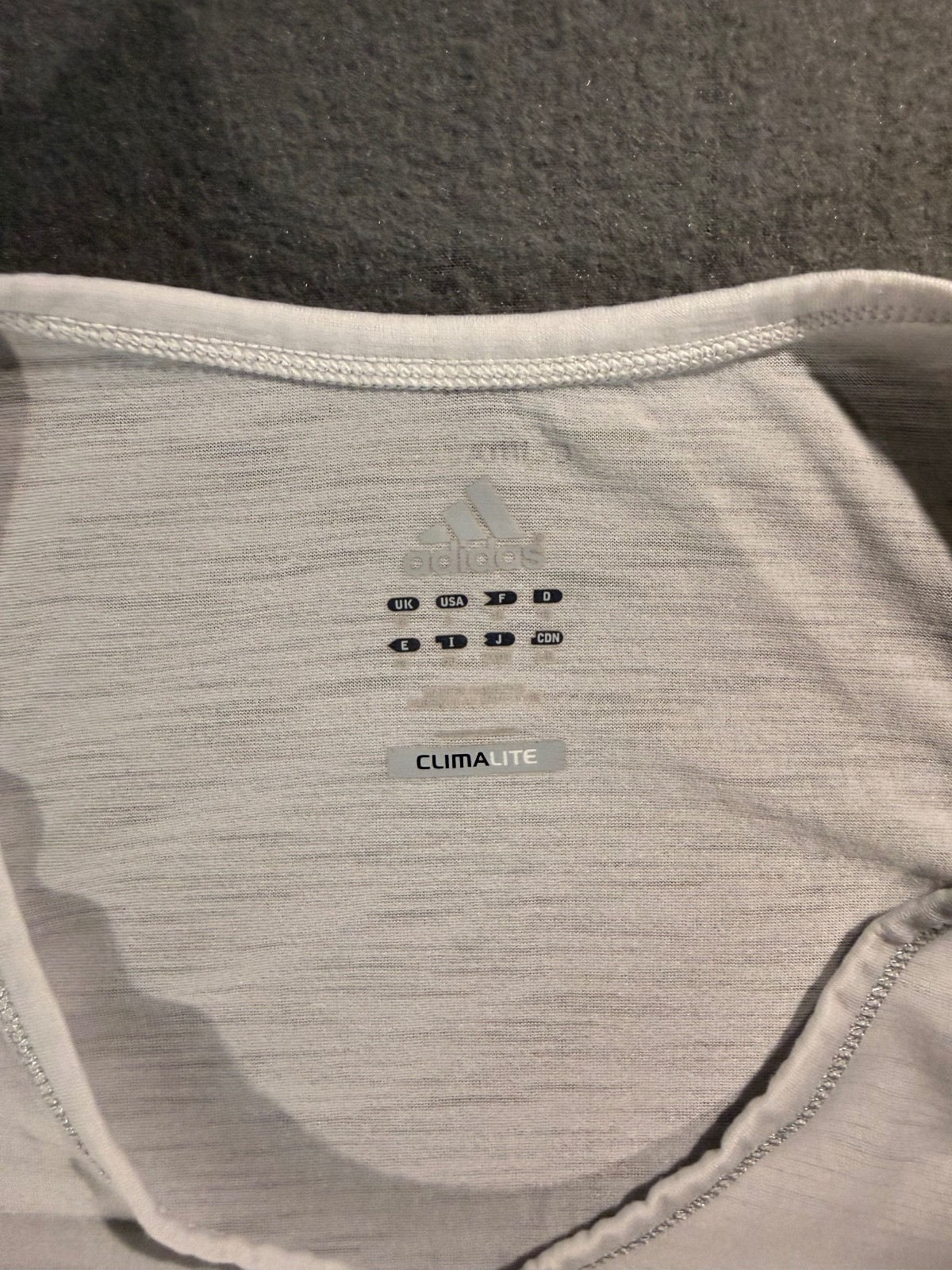 Adidas Climalite White Athletic Tank Top Size Small
