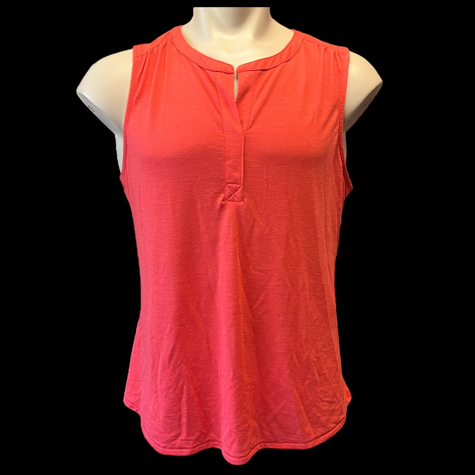 Sonoma Blouse Women XL Life+Style Sleeveless Flowy Top Shirt Casual Work Simple