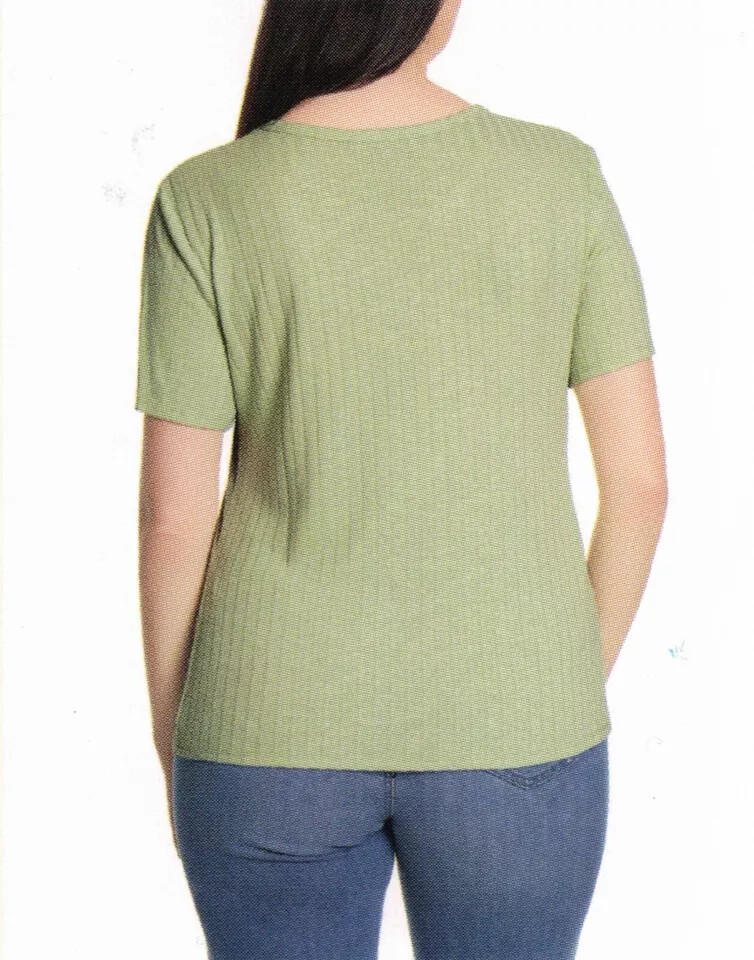 Vintage America Ladies’ Slub Ribbed Tee | G51