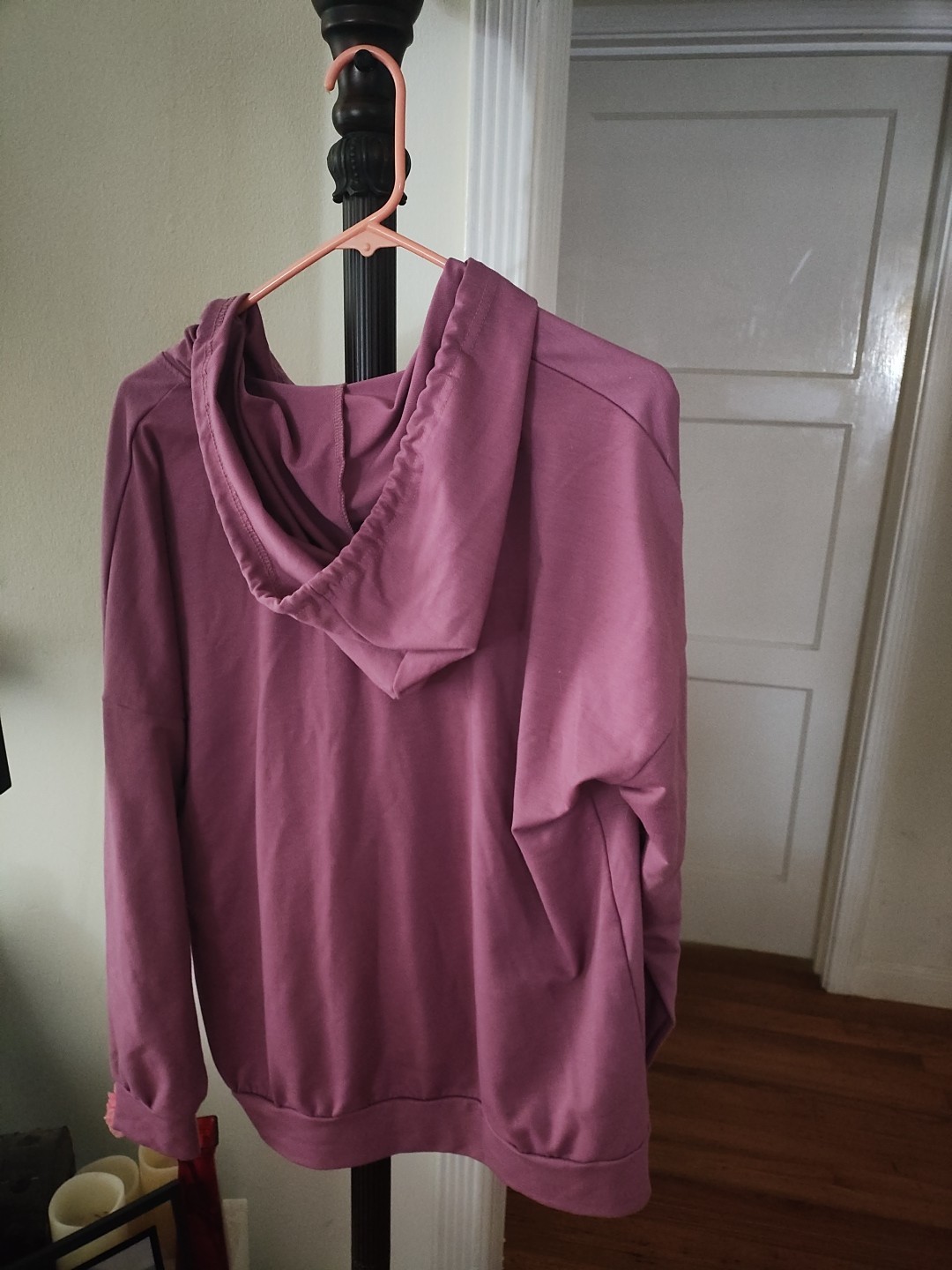Pull Over With Hood And Front Pockets Medium Button Up