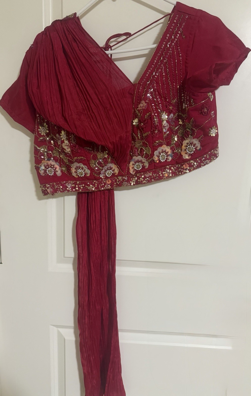 Crop Top And Palazzo Set Indian Party Wear. Size 12-14