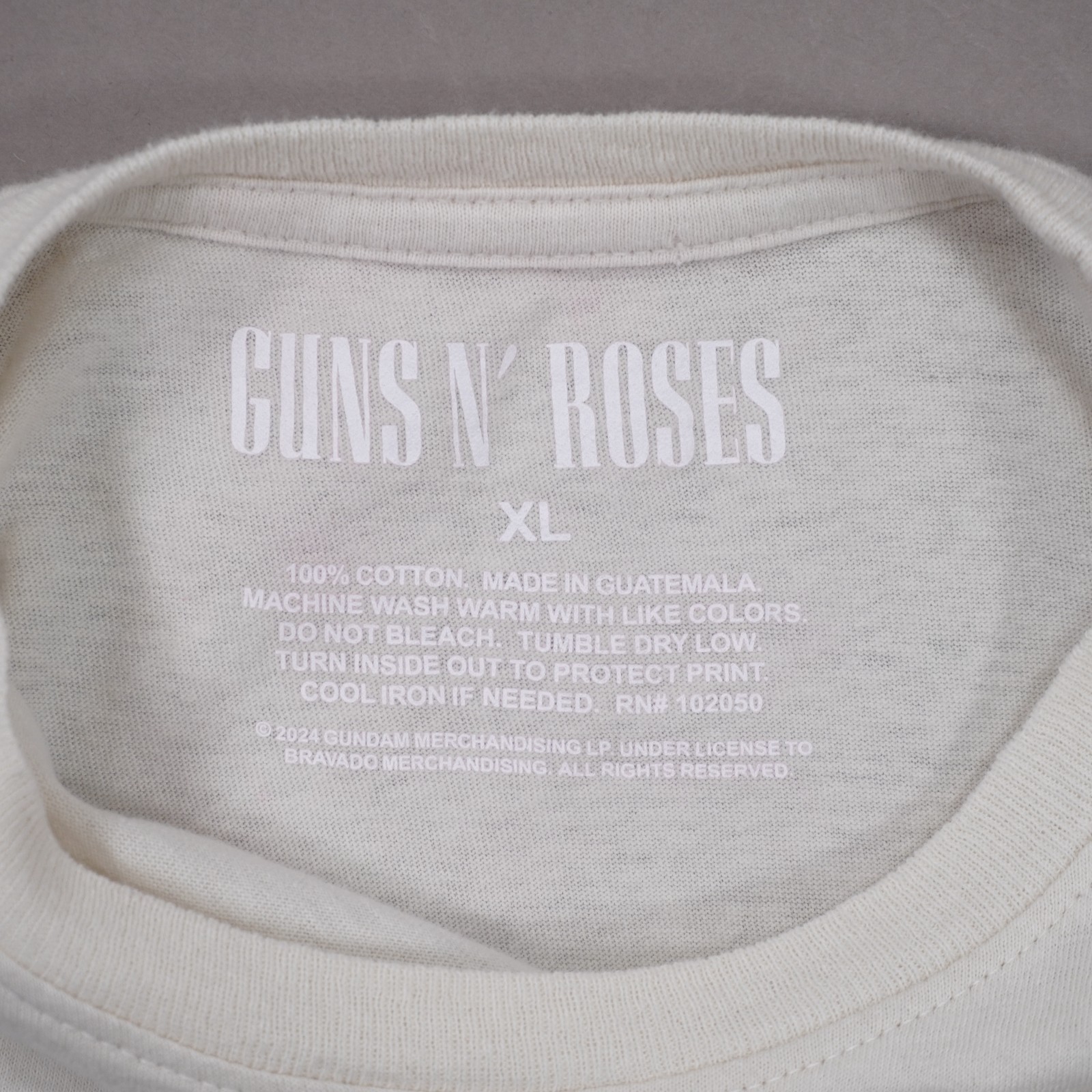 Guns N’ Roses Sweet Child O’ Mine T Shirt Cherub Womens Medium Beige Labeled XL