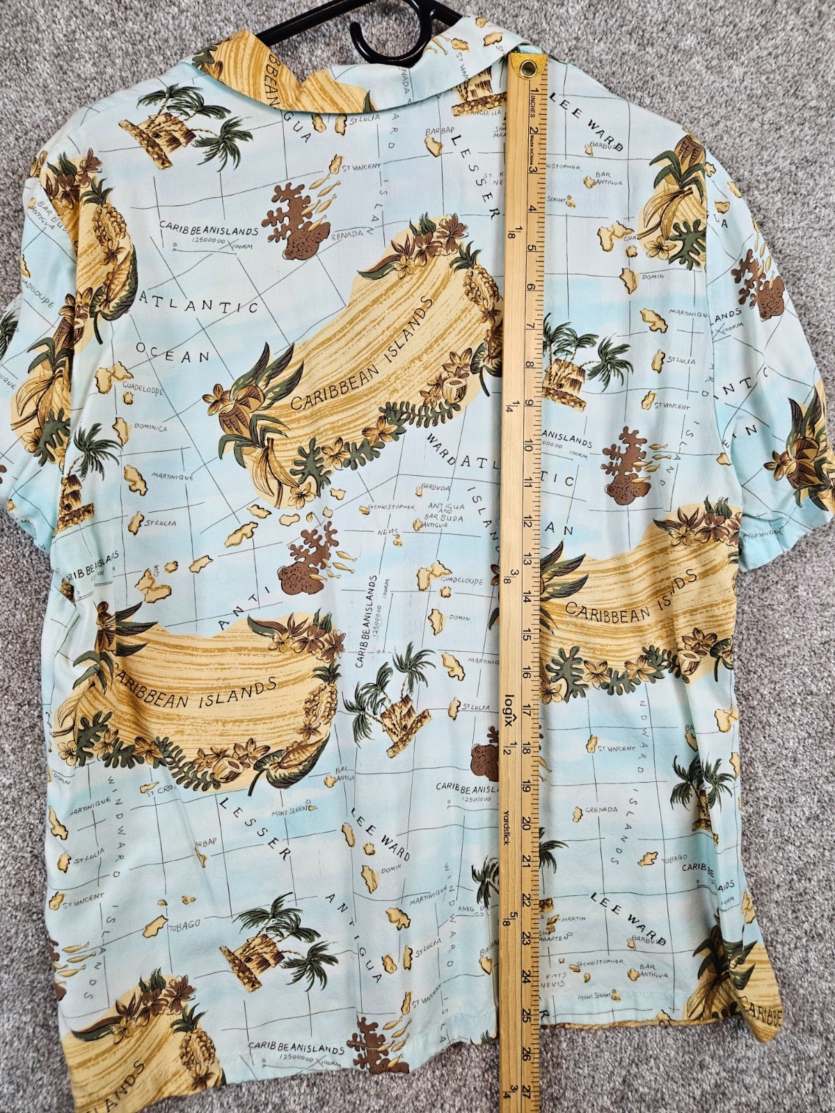 Judith Hart Sport Women’s 16 Caribbean Hawaiian Button Up Short Sleeve Shirt
