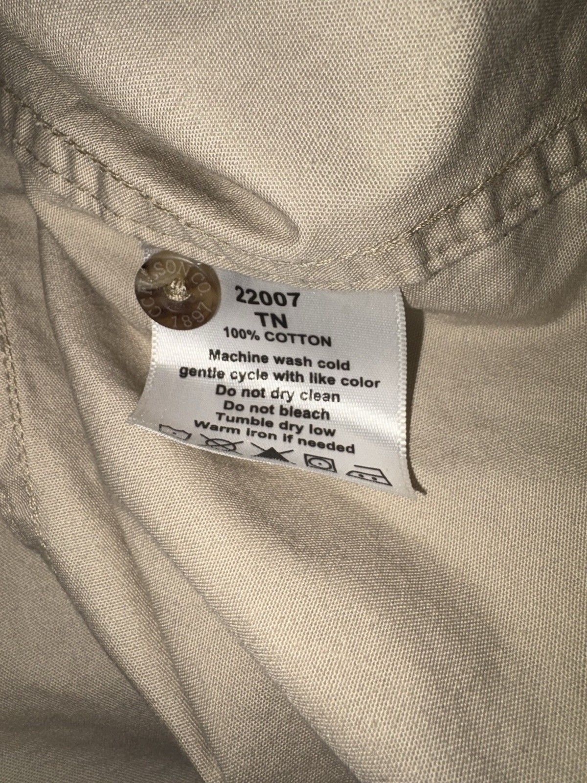 CC Filson Shirt Outdoors Alaskan Guide Workwear Shirt Women’s Large 100% Cotton