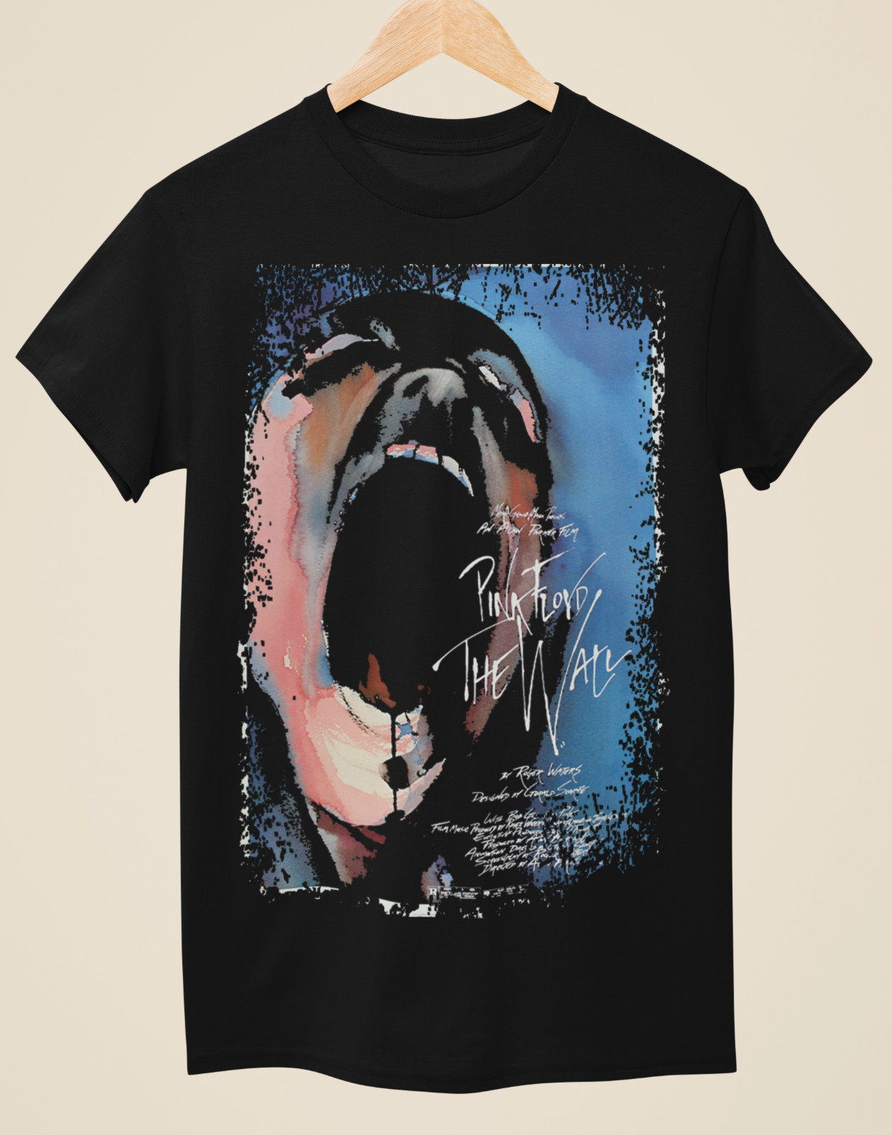 Pink Floyd: The Wall – Movie Poster Inspired Unisex Black T-Shirt