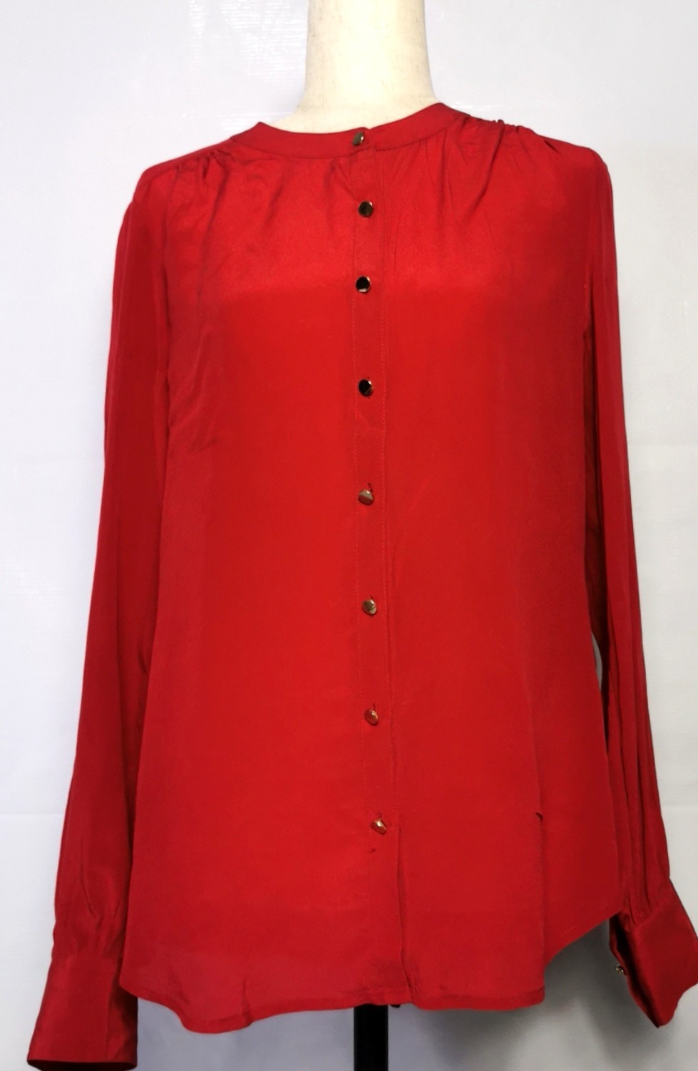 Banana Republic Silk Blouse Vtg Used In Good Condition 100% Silk Size:M