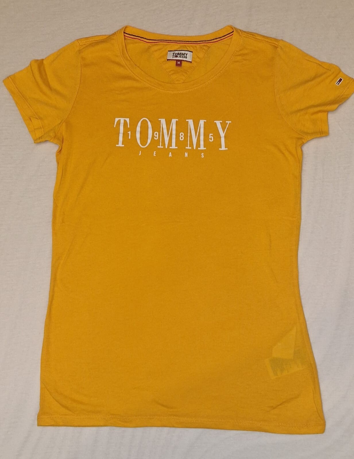 Tommy Jeans t shirt orange size M Tommy Hilfiger