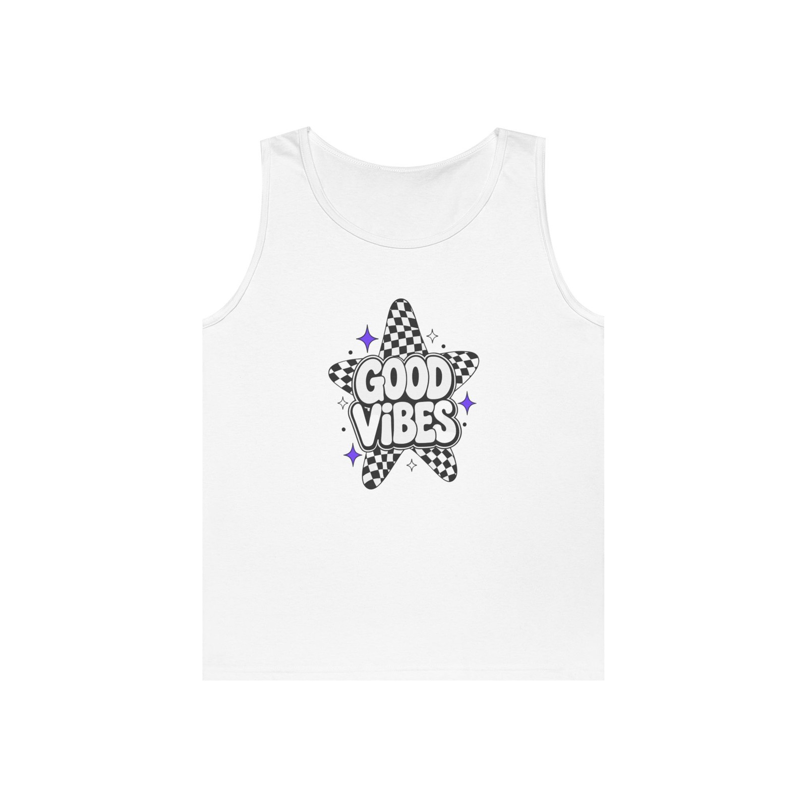Good Vibes Only Tank Top Positive Chill Unisex Made in USA
