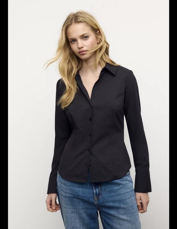 Women Oliver Spencer Shirt Black Cotton XS