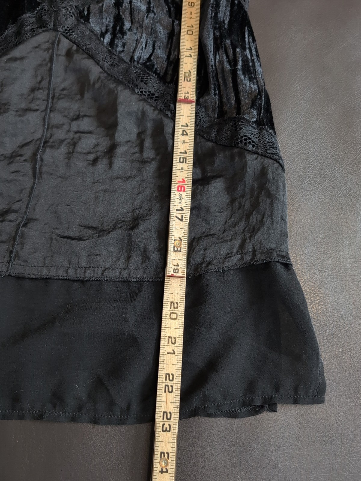 Zara Black Spaghetti Strap Satin Velvet Camisole Size Med Whimsigoth Grunge Y2K