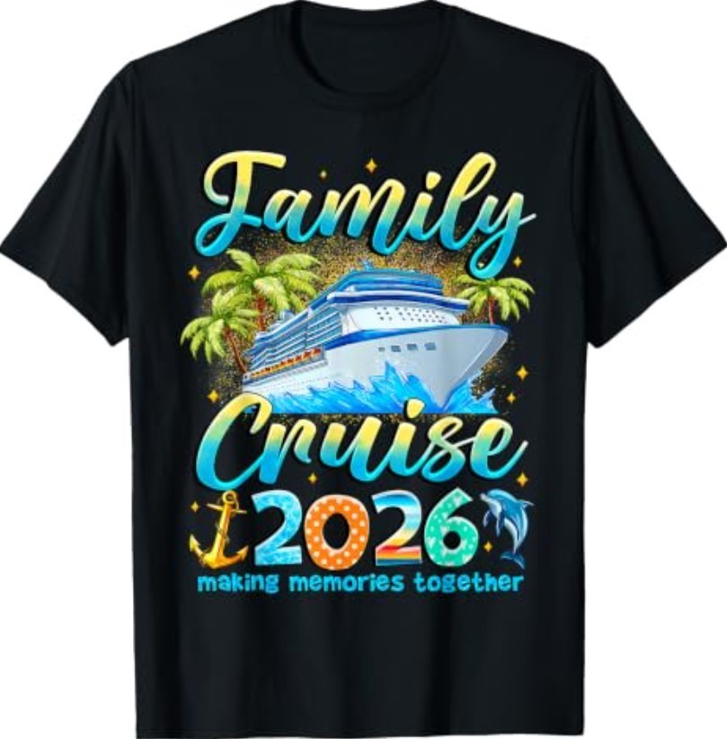 Family Cruise 2026 Summer Vacation Matching Family Cruise T-Shirt