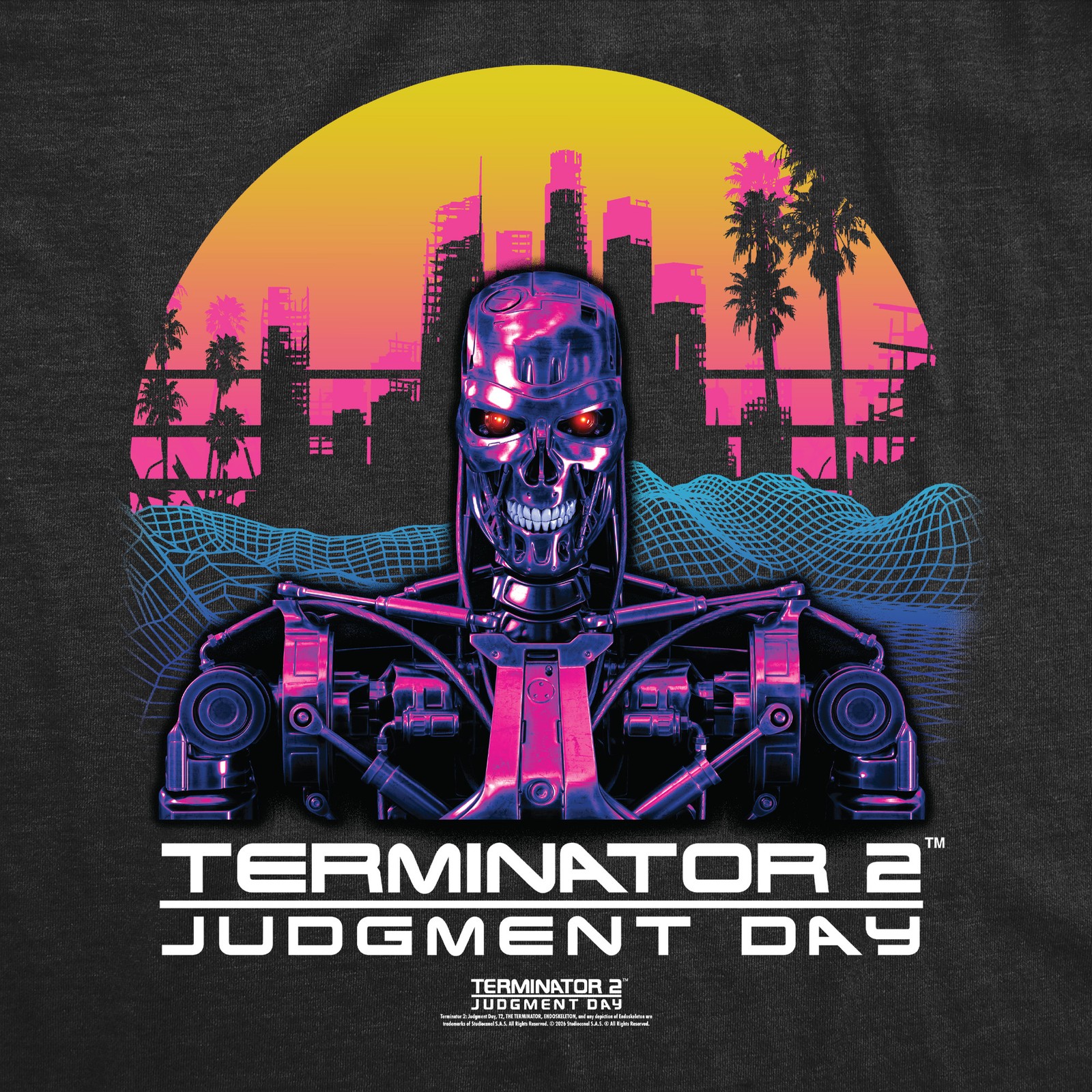 Womens Funny T Shirts Terminator 2 Judgement Day Retro Terminator Movie Tee For