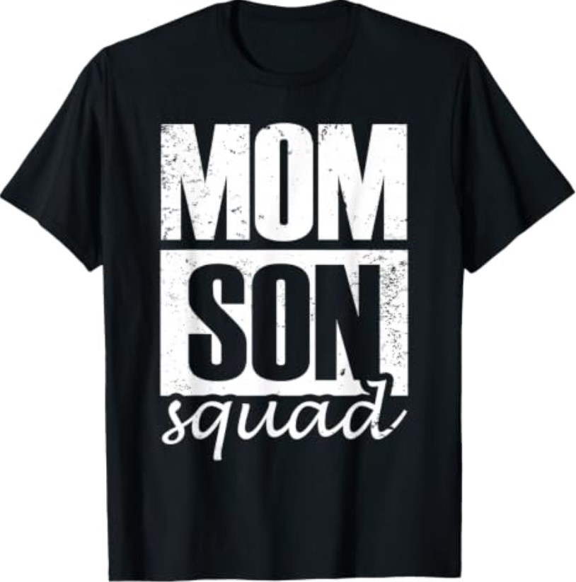 Mum Son Squad Matching Mother’s Day Sons Mother Son Mum T-Shirt