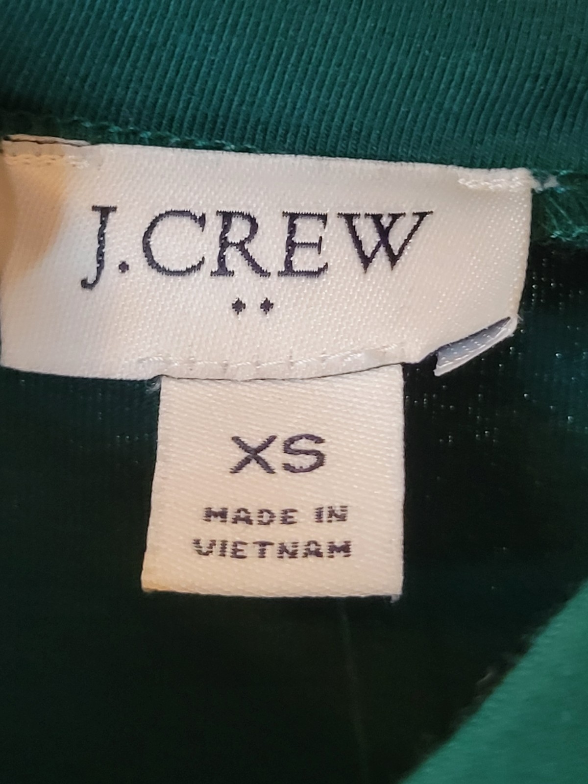 NWT J. Crew Green Mock Neck Thick Stretchy Bodysuit, Size Womens XS NEW