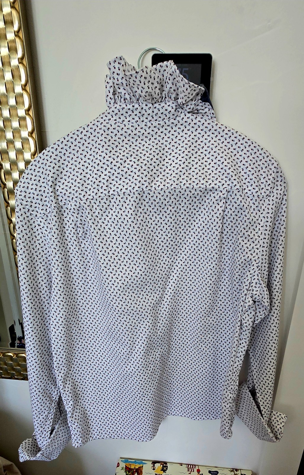 Ruffle Neck Shirt