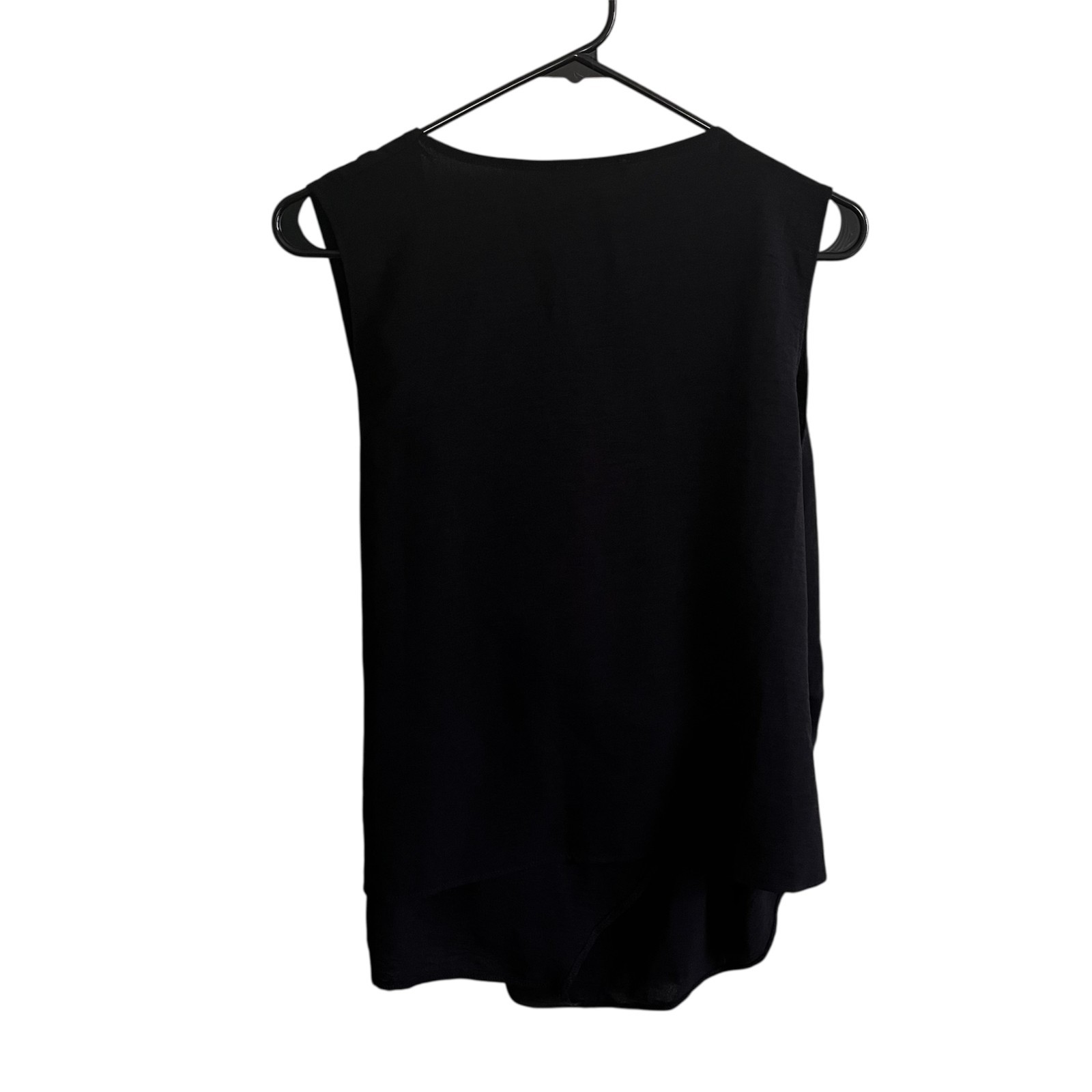 Zara Black Sleeveless Wrap Top Vest Summer Basic Eco-Friendly & Chic Size Medium