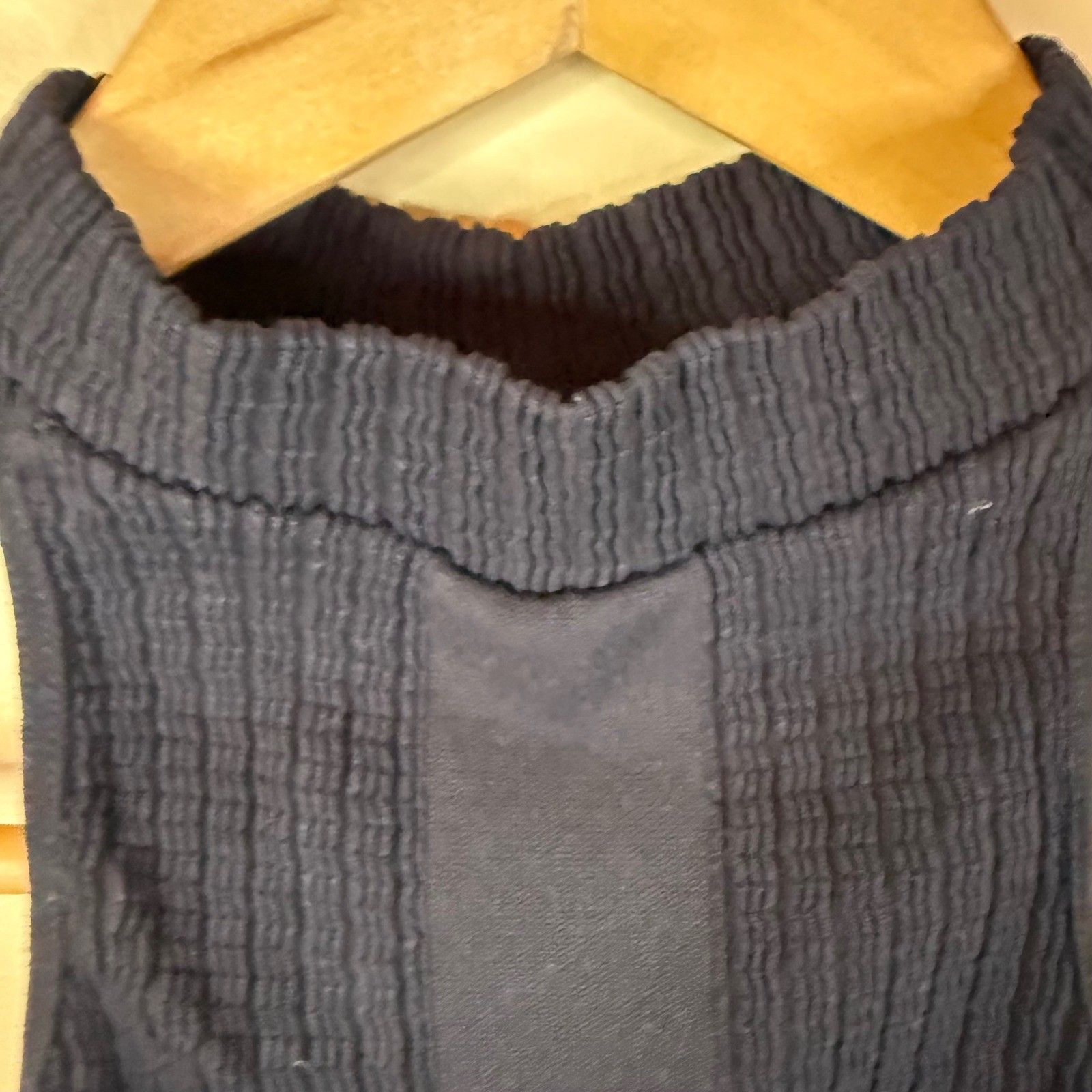 Free People Intimately Crop Top Womens XS/S Black Mock Neck Activewear Racerback