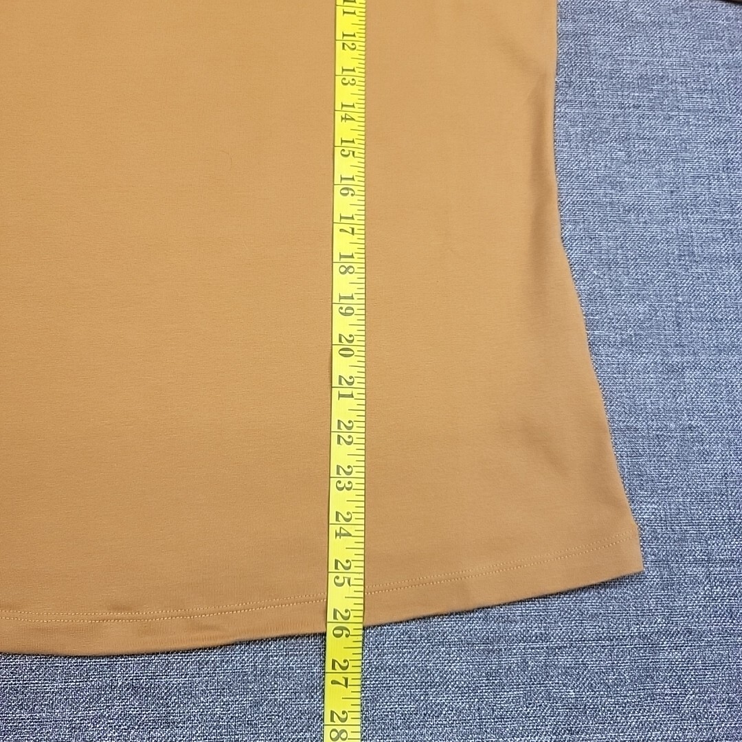 Denim Co Dressy Perfect Jersey Trendy Top Medium Sz Butterscotch Tee Shirt