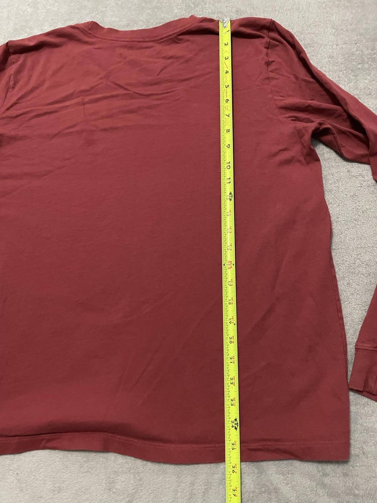 Life Is Good Crusher Shirt Womens XL Red Christmas World Peace Long Sleeve