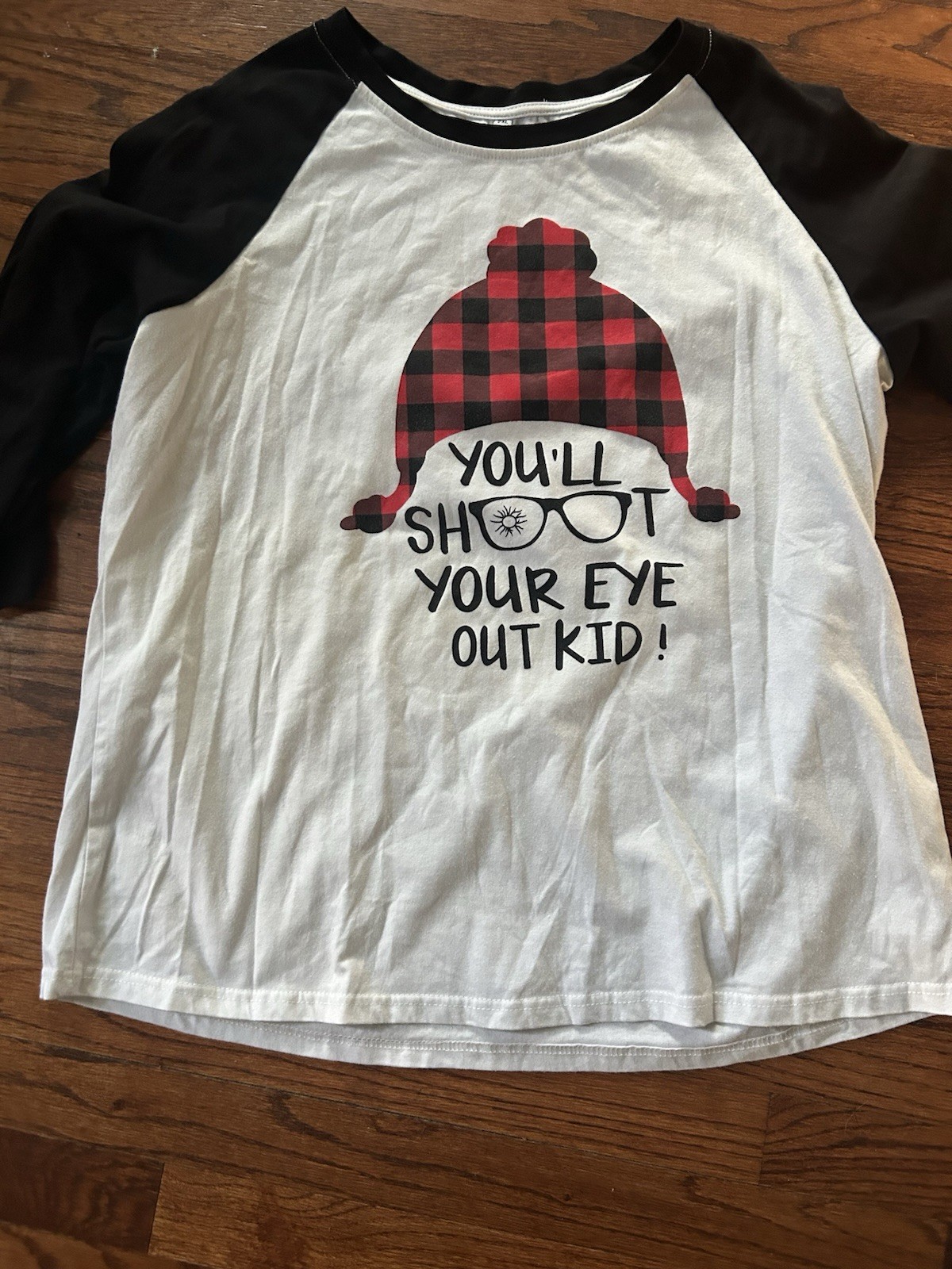 Women’s 2xl Ralphie A Christmas Story Theme 3/4 Sleeve T Shirt