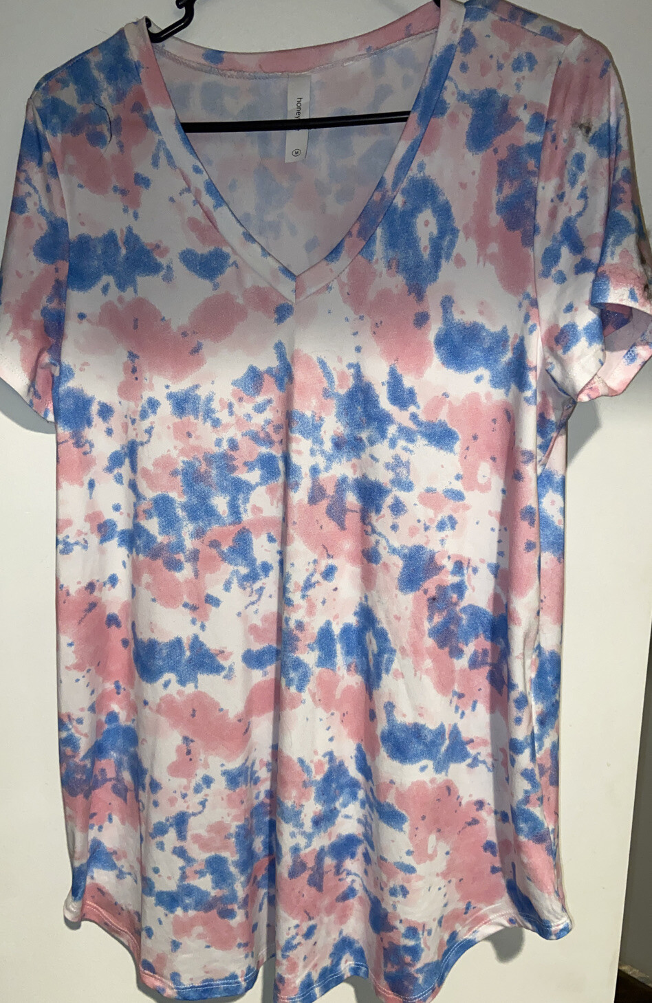 Brand New HoneyMe T-Shirt Size Medium “cotton Candy” Oversized Comfy