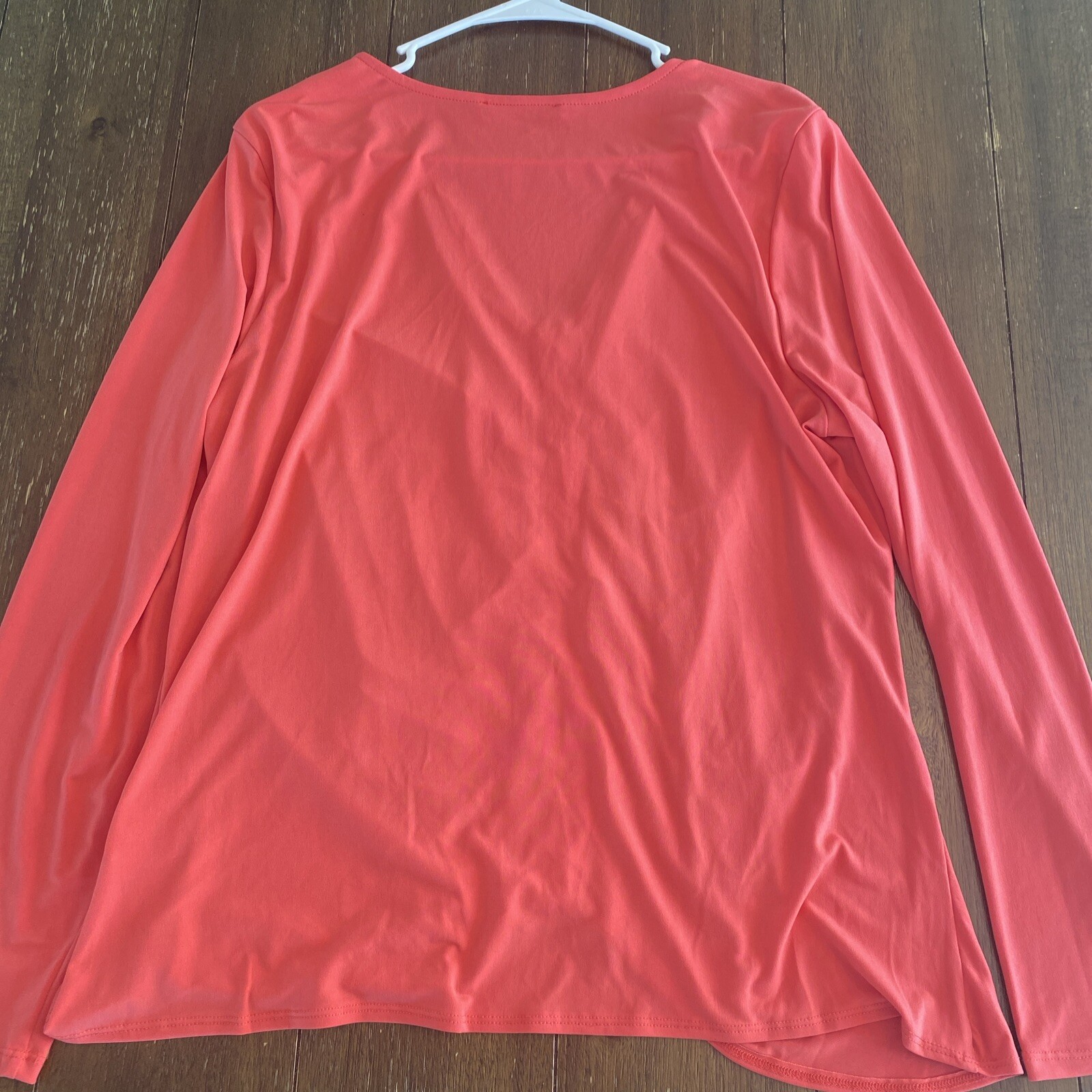 Blusa Para Mujer Manga Larga Casual Ligera Con Botones XL INC International