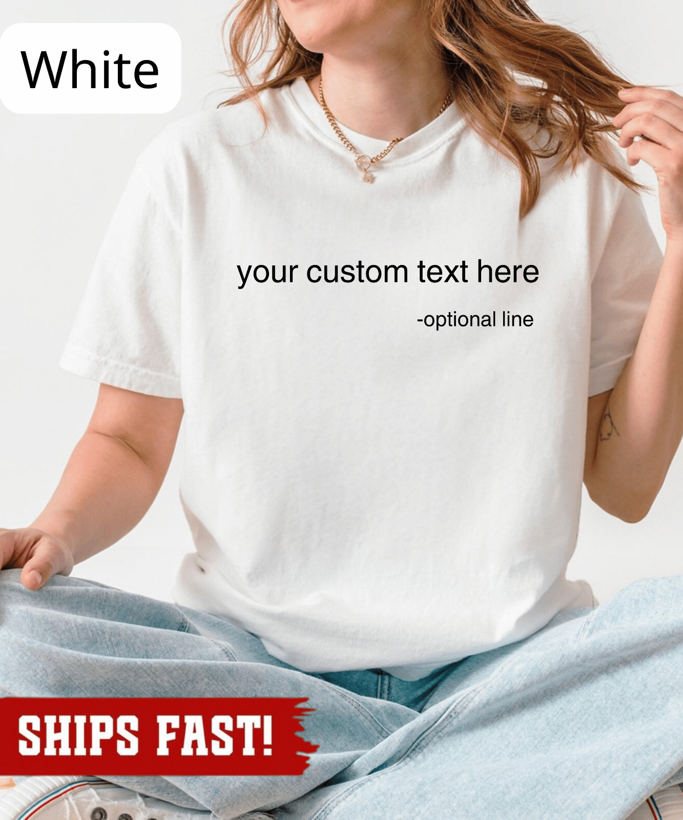 Custom Text Shirt, Custom T-Shirt, Personalized Text Shirt, Matching Party Outfi