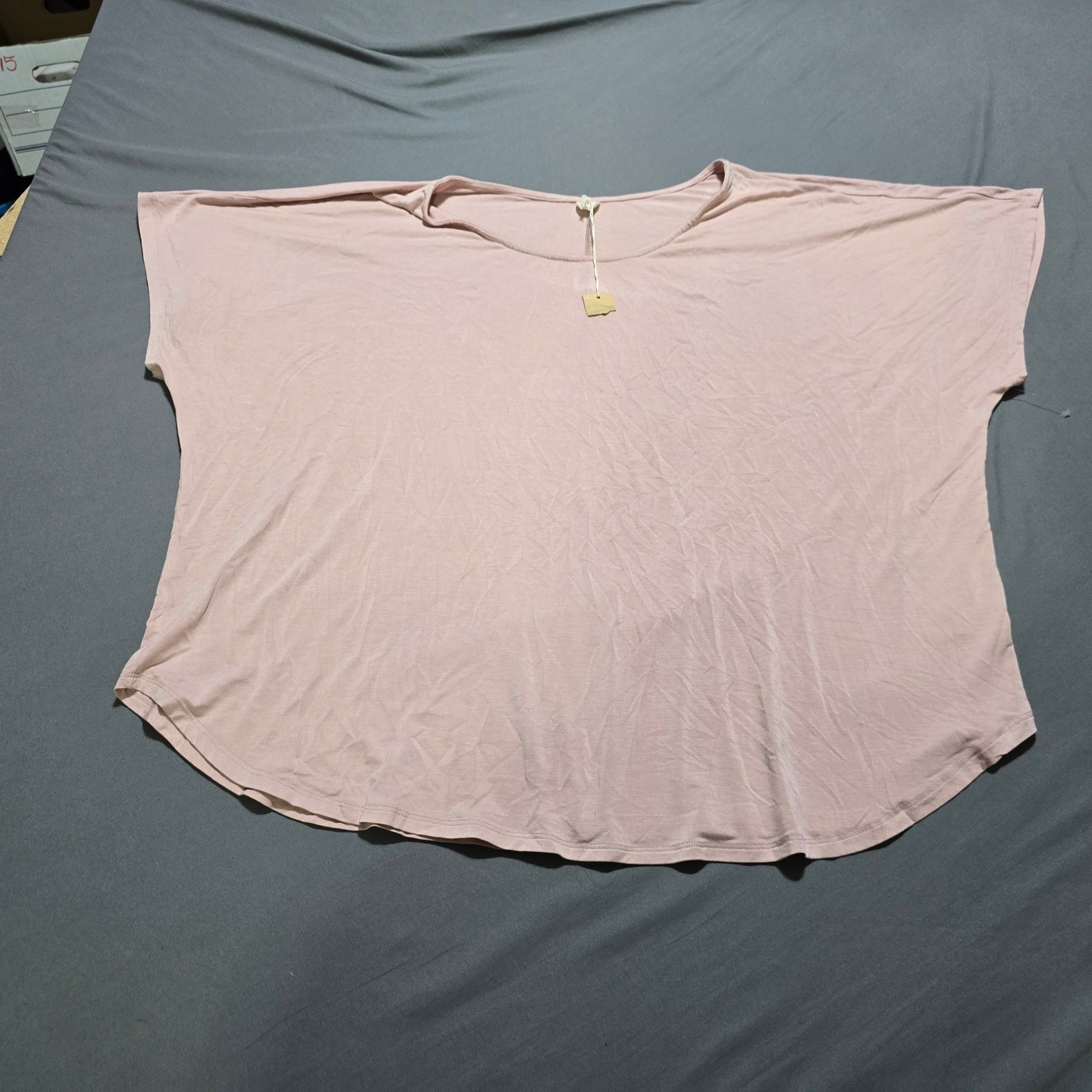 Studio ka la Pink Bamboo Viscose Spandex Oversized Top 3X travel beach