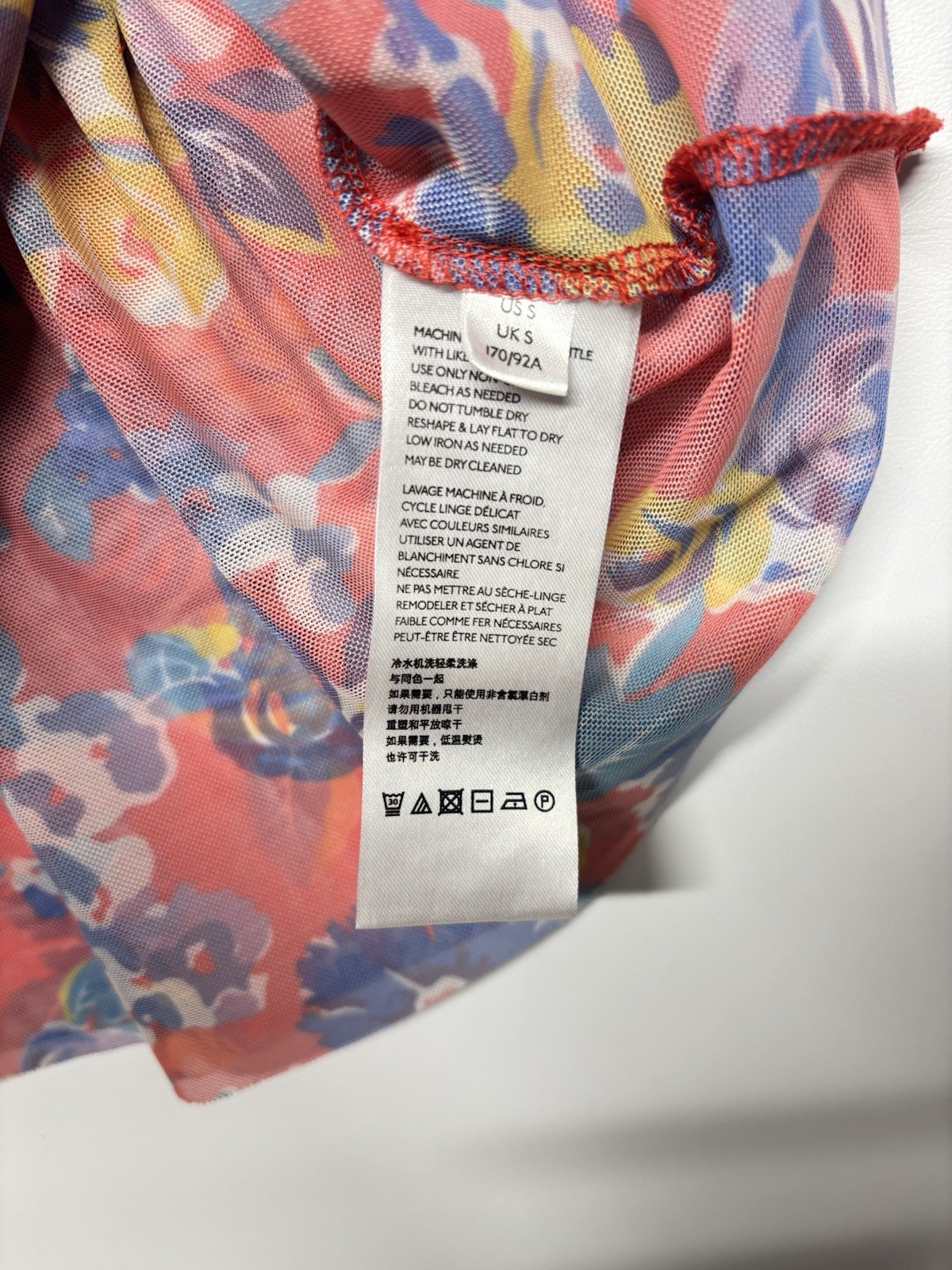 Maeve Anthropologie Ashto Smocked Floral Peplum Flutter Sleeve Top Blouse S