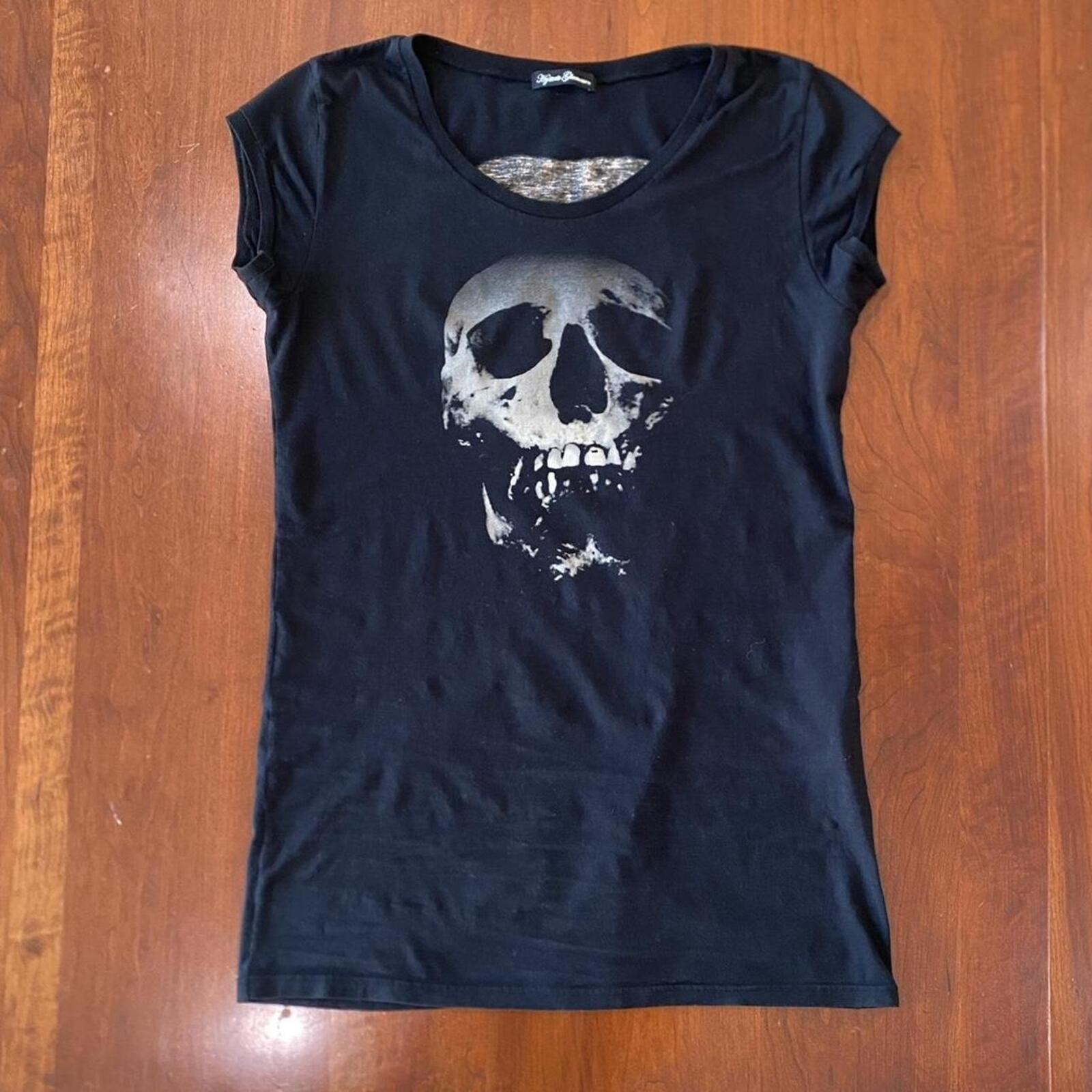 Hysteric glamour skull strawberry tunic shirt