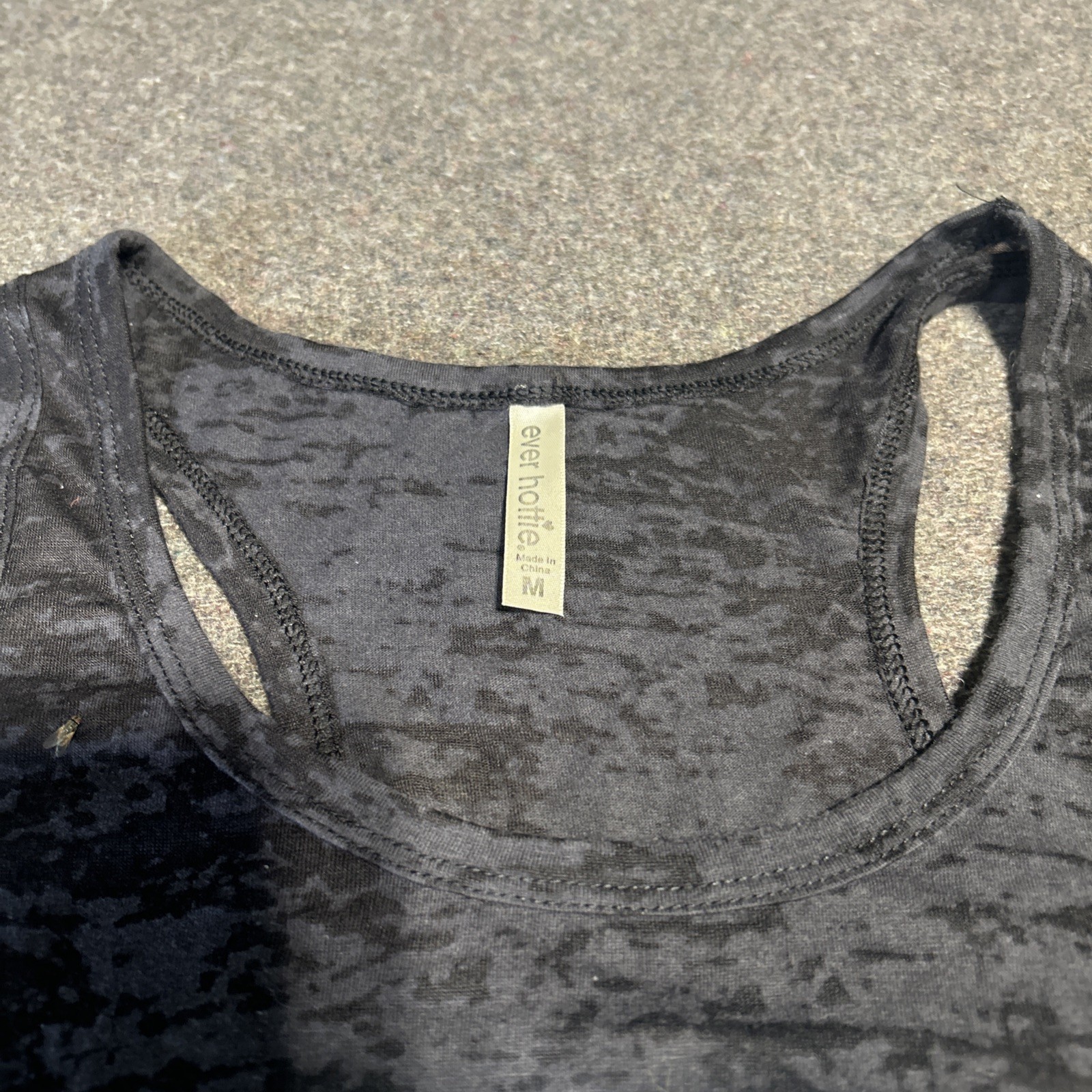 Ever Hottie Starbucks Tank Top Size M Black Workout Gym