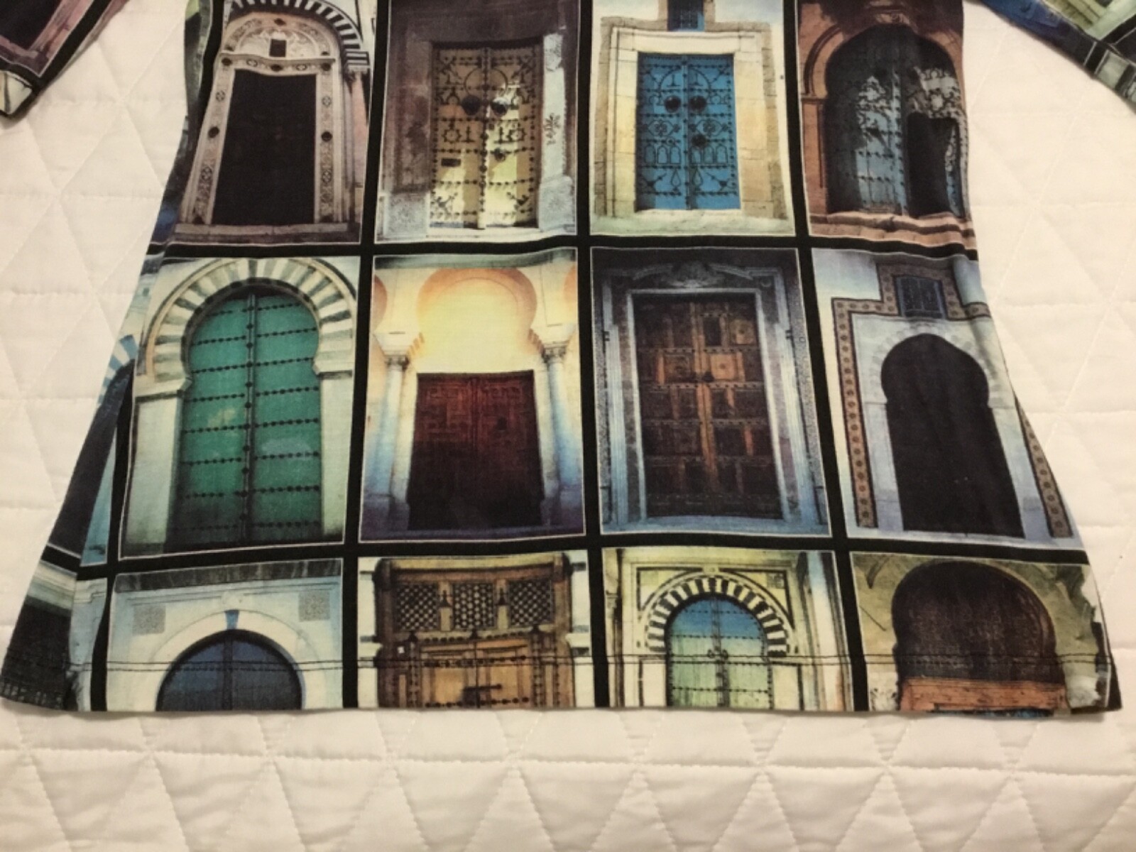Walking Art Australia Blouse Top Womens Sz S Artsy Australia