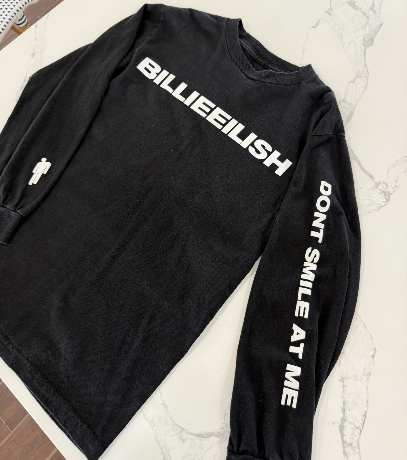 Billie Eilish Don’t Smile at Me official merch, Long Sleeved, Size Small