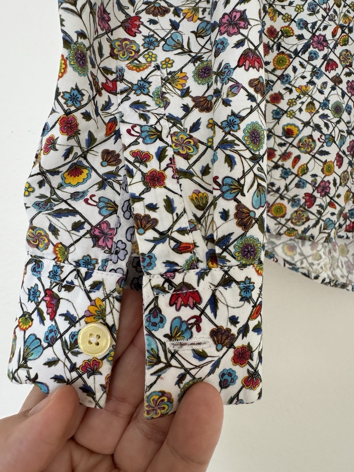 Paul Smith PS Floral Button Shirt Women EU 40 US 8 Cotton Multicolor Collared